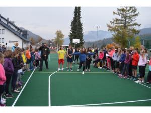 Slovesnost ob zaključku obnove športnega igrišča pri OŠ Josipa Vandota v Kranjski Gori 11